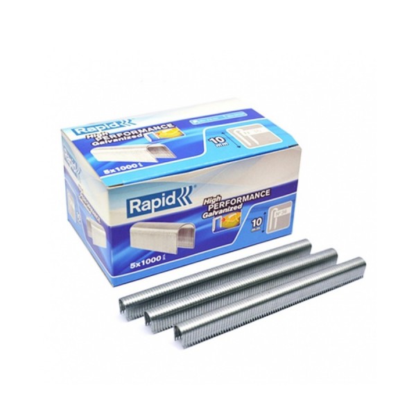 Galvanised Staples R28 Silver 10mm (pk 5000)