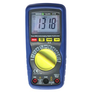 Digital Multimeter Elma 918 Professional True RMS Multimeter with Temperature 1000V AC/DC 0-60MOhm