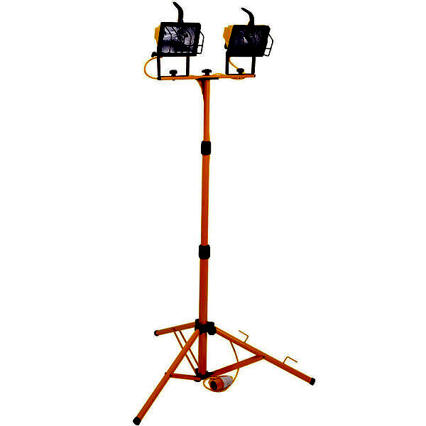 Telescopic Tripod Light 500w Twin