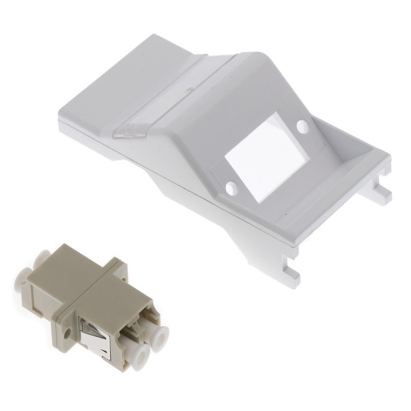 Fibre Adaptor Module Simplex MM LC Euro Angled
