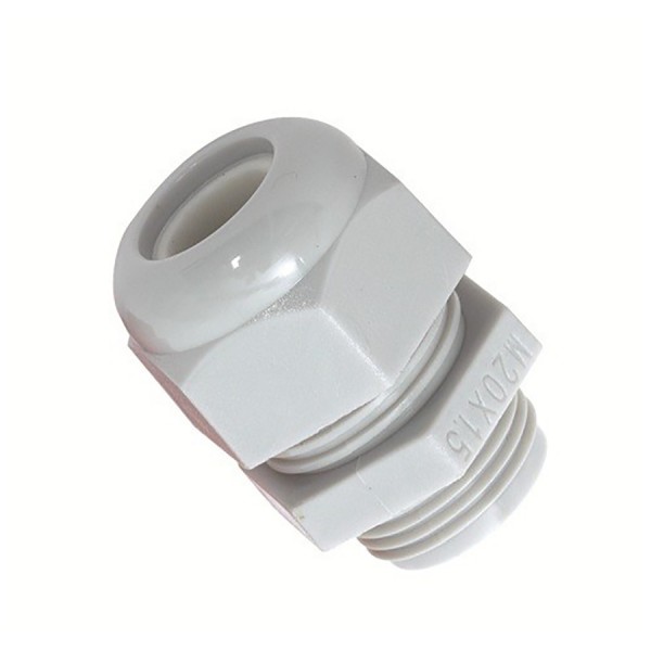 Sealed Cable Gland & Locknut PG11 Nylon IP68 Grey Clearance Hole 19mm Cable Dia 5mm-10mm Gland Length 32mm-41mm
