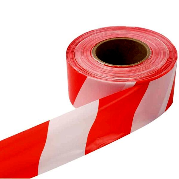Non-Adhesive Barrier Tape Red/White 70mm x 500m