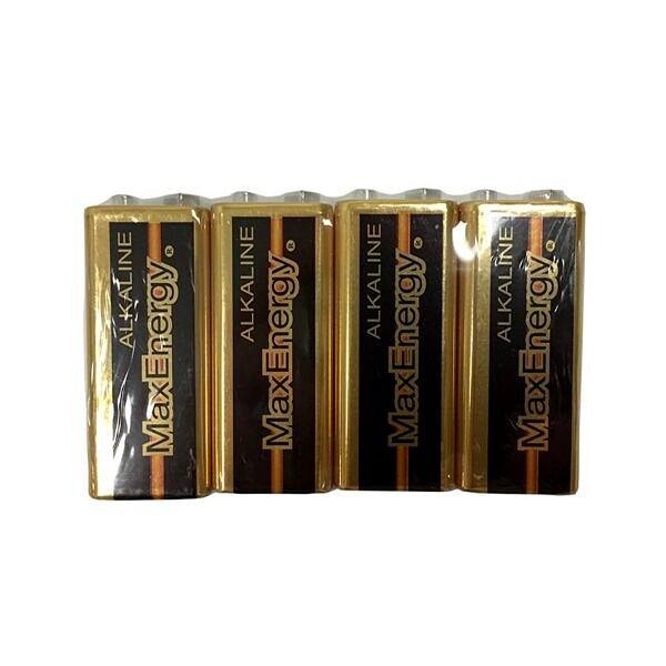 Alkaline Battery 9V PP3 6LR61 (pk 4)