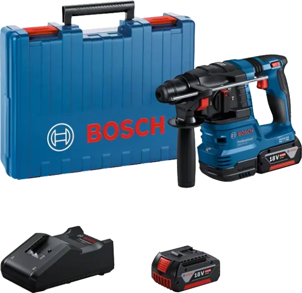 Bosch GBH 18V-22 18v Cordless SDS Plus Hammer Drill 2 x 4AH Batteries