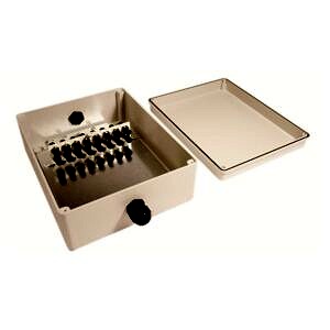 Fibre Optic Breakout Box IP56 12 Way SM ST Simplex