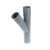 Y Branch PVC Grey 53.9mm OD (Duct Tee 56 / 56)