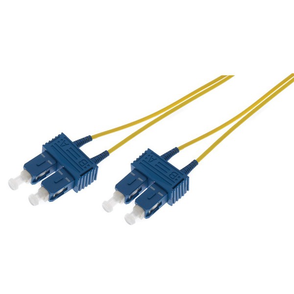 Fibre Patch Lead Duplex SM SC/UPC-SC/UPC OS2 LSZH 20m