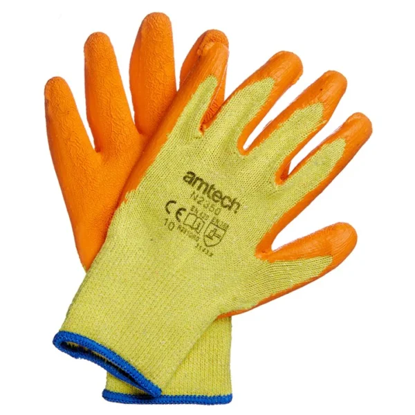 Latex Palm Coated Gloves Large (size 9)
