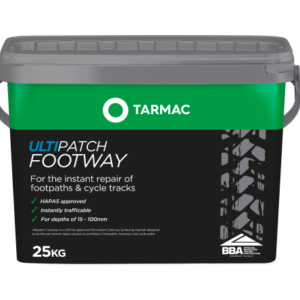 Ultipatch Footway 6mm Instant Pothole Repair - 25kg tub