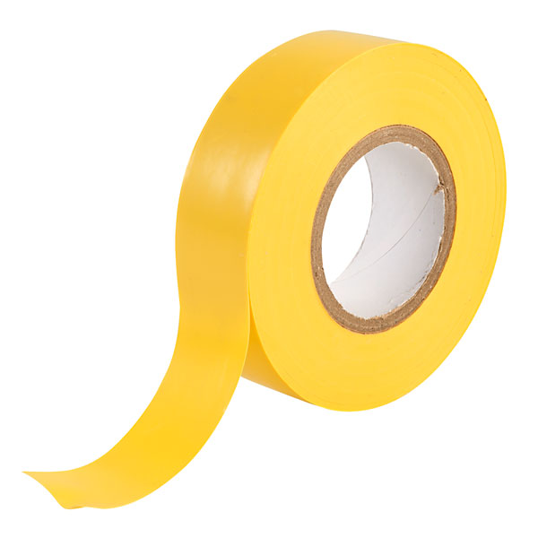 Tape PVC Yellow 19mm x 33m