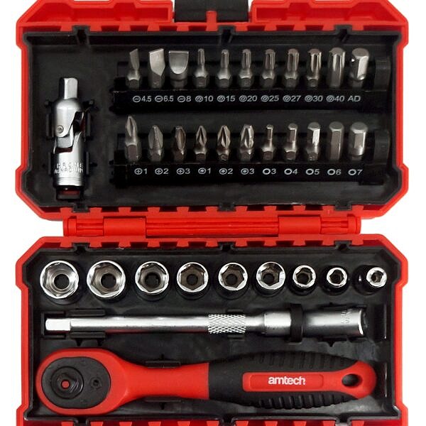 35 Piece ¼" Drive Metric Socket Set