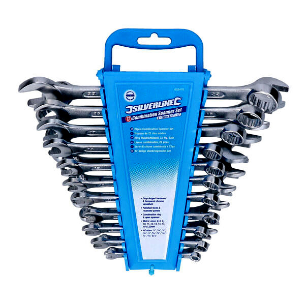 22 Piece Combination Spanner Set