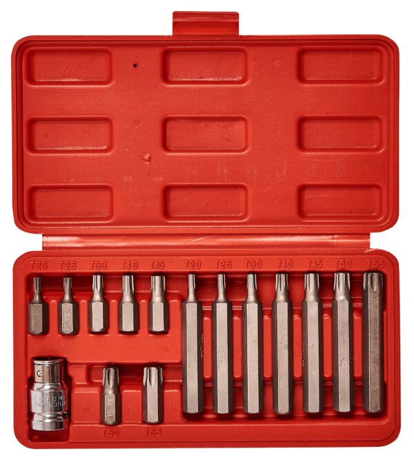 15 Piece Torque Bit & Socket Set